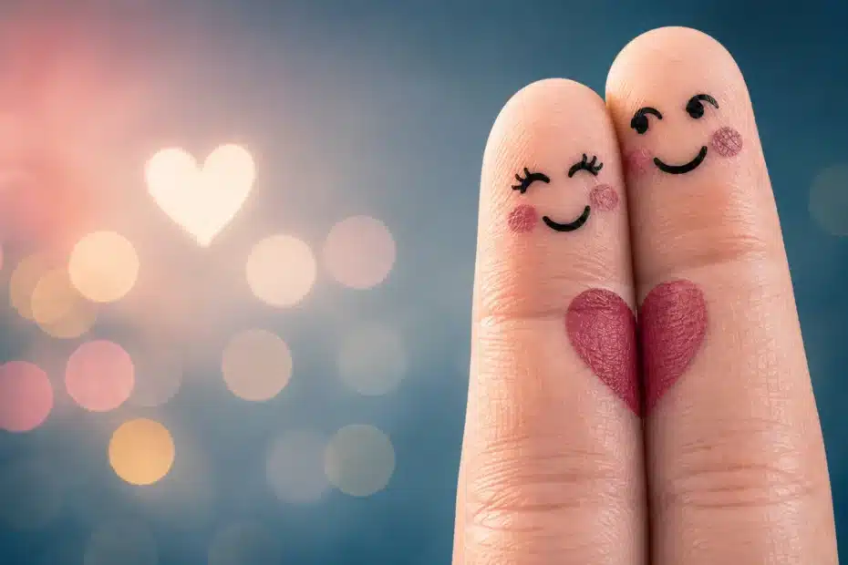 Bedingungslose Liebe, emotionale Verbundenheit und erfüllte Beziehung auf Augenhöhe